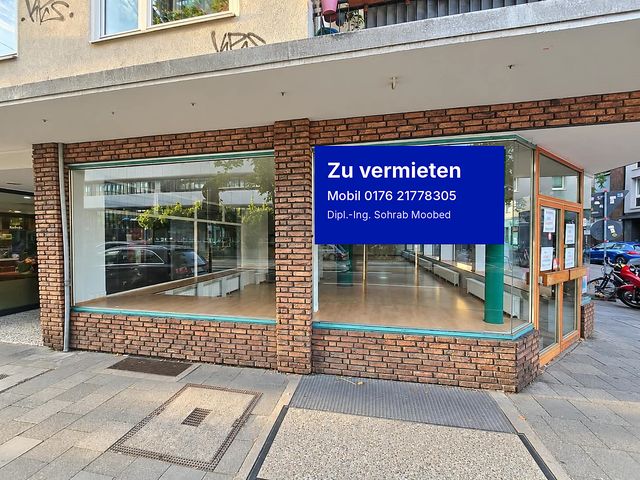 Ladenlokal ca. 636 m² mit 40 m Schaufensterfront