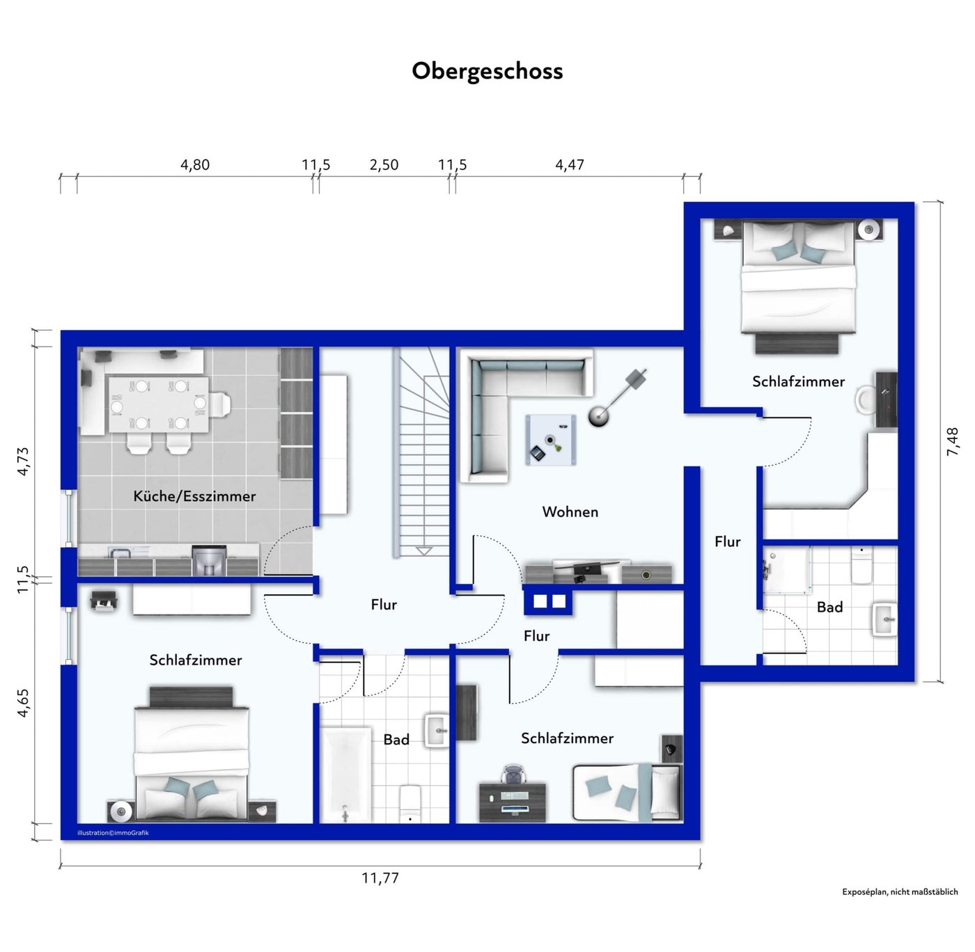 Grundriss 2 – Großzügiges Einfamilienhaus in Butjadingen-Tossens