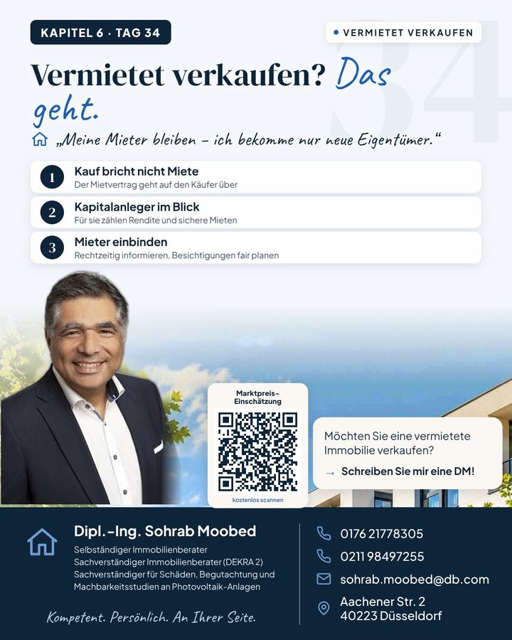 Meine Mieter bleiben – ich bekomme nur neue Eigentümer. 🏢