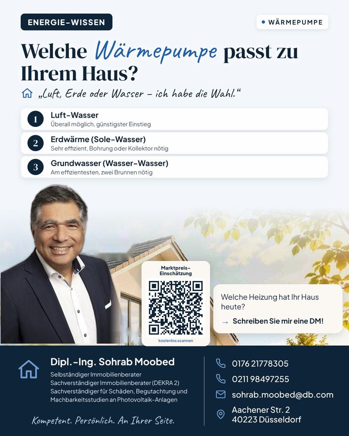 Welche Wärmepumpe passt zu Ihrem Haus?